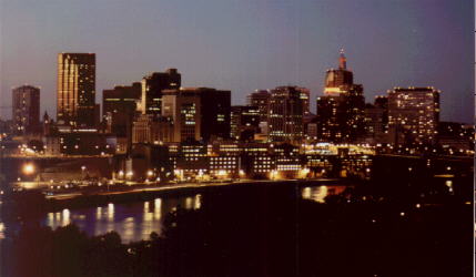 St. Paul skyline - 1980's